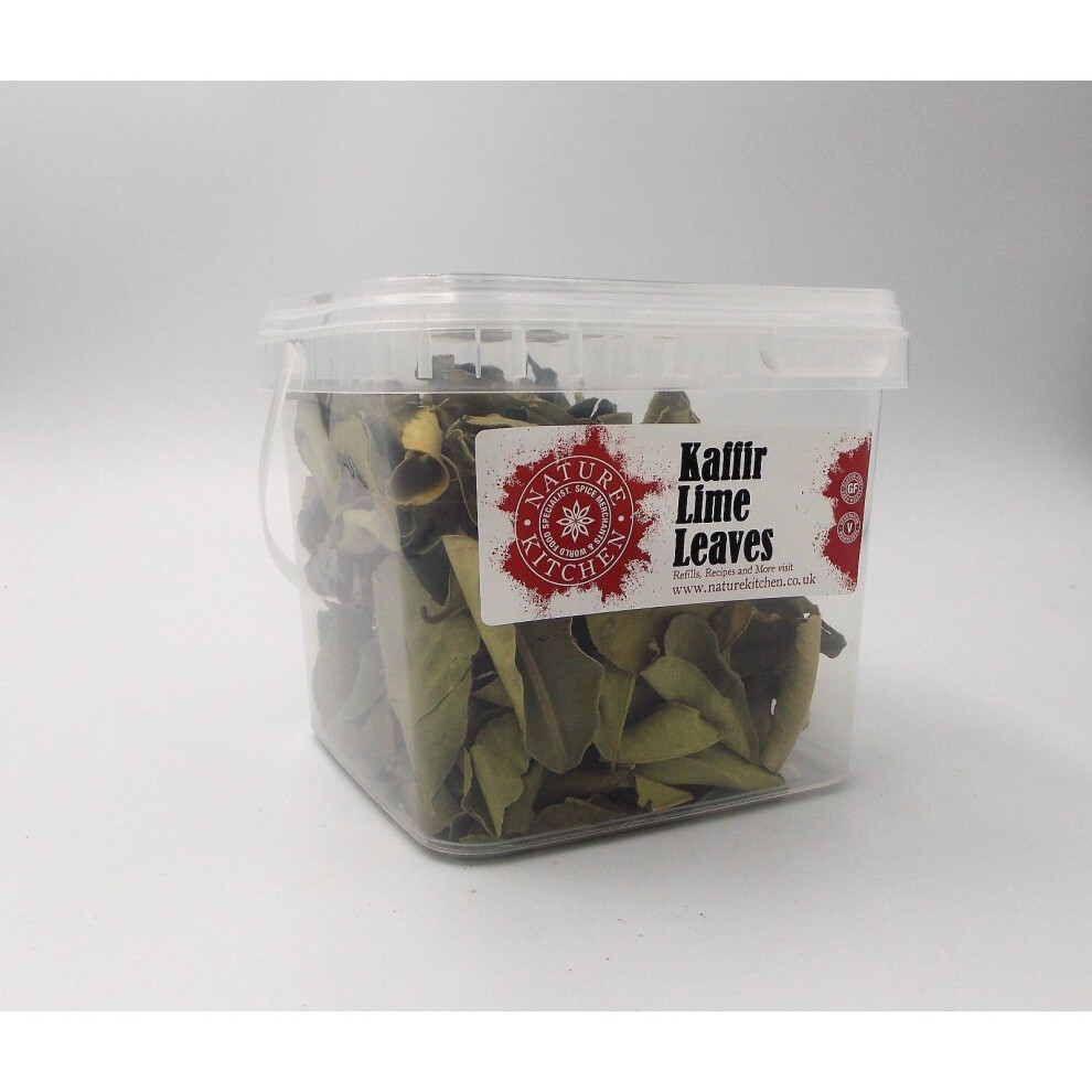 KAFFIR LIME LEAVES DRIED - LARGE SPICE TUBS