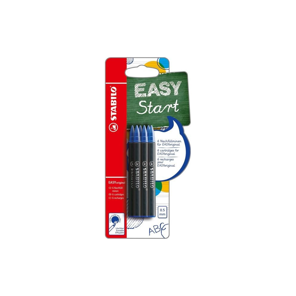 Easy Original Cartridges x 6 Blue Ink  Right or Left handed