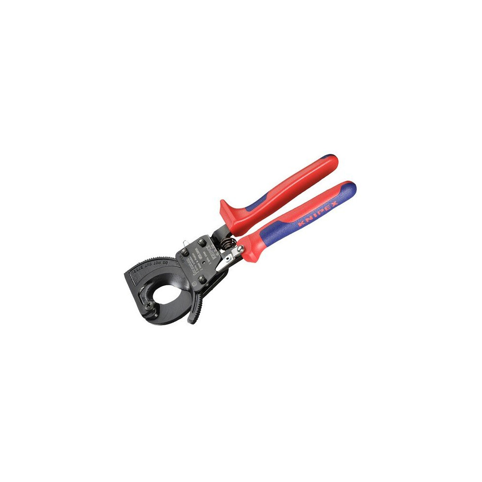 Knipex 95 31 250 Cable Shears Ratchet Action Multi-Component Grip 250mm (10in)