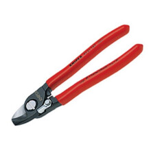 Knipex 95 21 165 SB Cable Shears with Return Spring PVC Grip 160mm (6.1/4in)