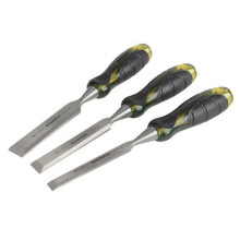 Roughneck 30-153 Professional Bevel Edge Chisel Set of 3: 13,19 & 25mm