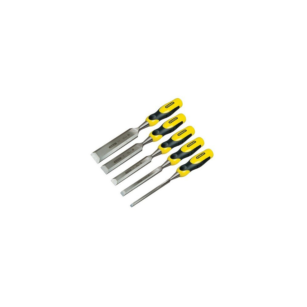 Stanley 2-16-885 Dynagrip Bevel Edge Chisel with Strike Cap Set of 5: 6, 12, 18, 25 & 32mm