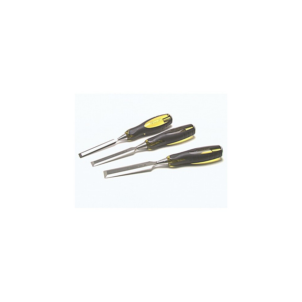 Stanley Fatmax 2-16-268 Wood Chisel Set of 3 Through Tang Strike Cap