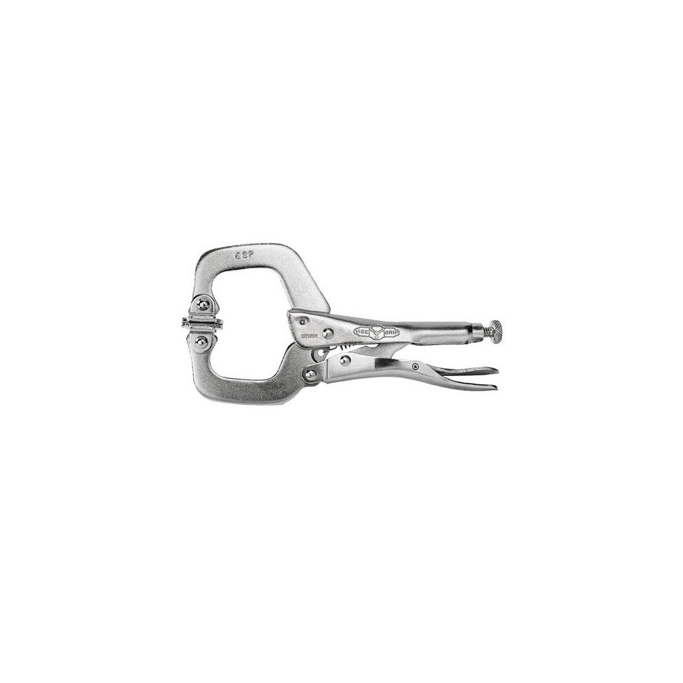 Irwin Vice-Grip T18el4 6Sp Locking C Clamp Swivel Pad 150Mm (6In) 038548001845