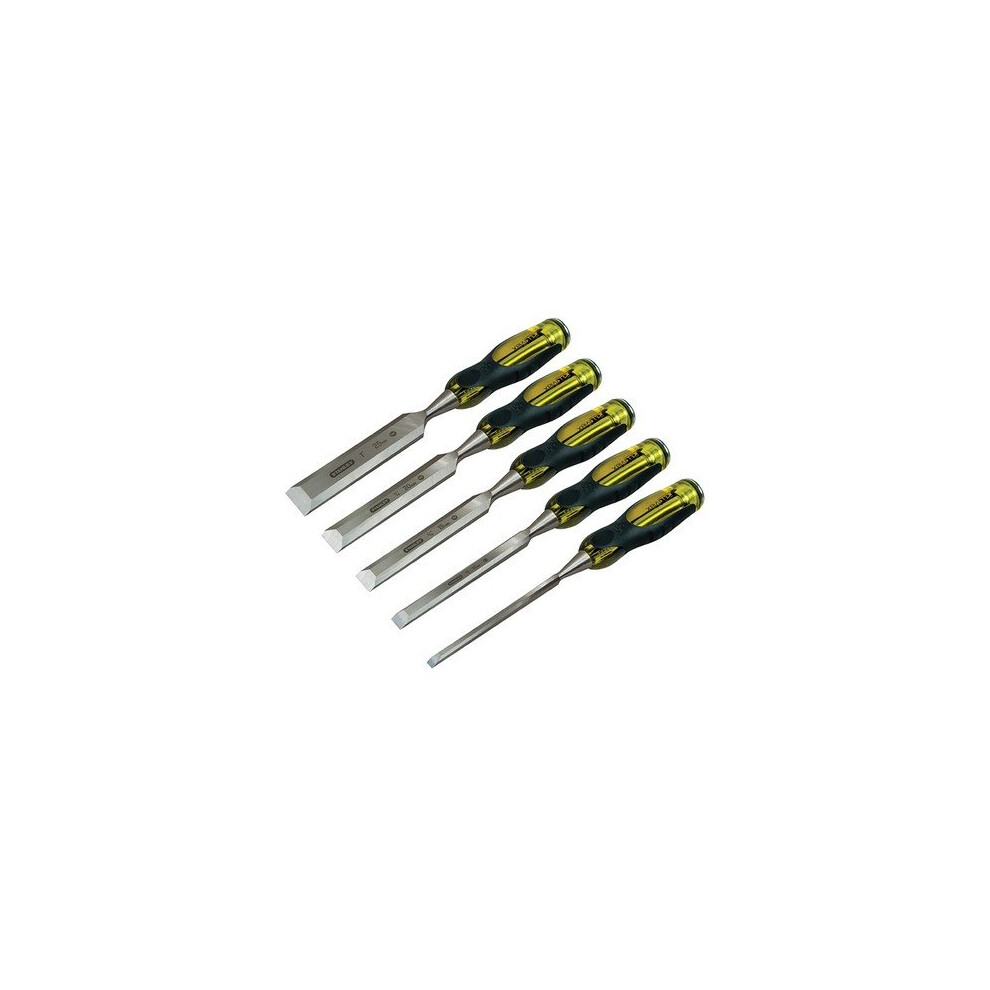 Stanley Fatmax 2-16-269 Wood Chisel Set of 5 Through Tang Strike Cap