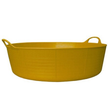 Gorilla Tubs SP35Y Gorilla Tub Shallow 35 Litre - Yellow
