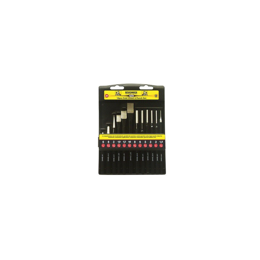 Roughneck 31-180 Punch & Chisel Set of 12