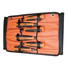 Bahco 424P-S6-ROLL Bevel Edge Chisel Set of 6 In Roll: 6,12,16,22,25 & 32mm