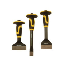 Roughneck 31-993 Chisel & Bolster 3 Piece Set 76mm 70mm & 254mm