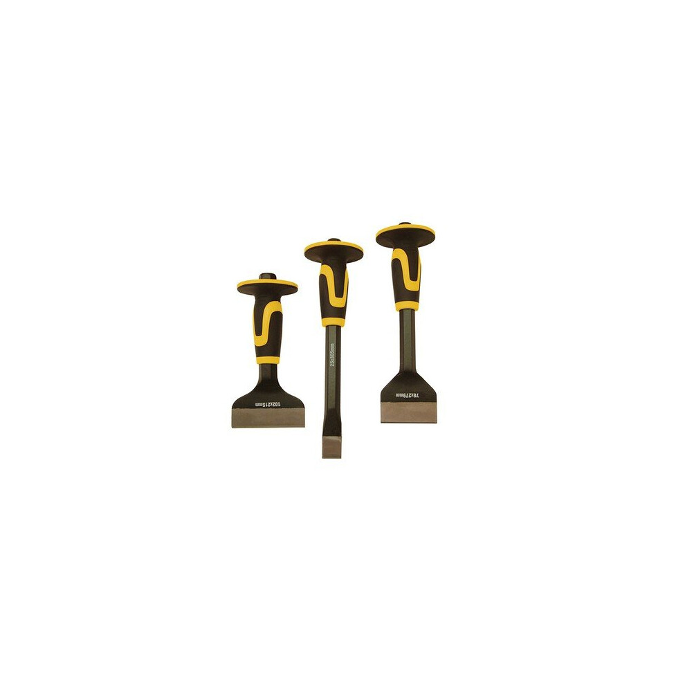 Roughneck 31-993 Chisel & Bolster 3 Piece Set 76mm 70mm & 254mm