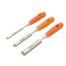 Bahco 414-S3-EUR Bevel Edge Chisel Set of 3: 12, 18 & 25mm