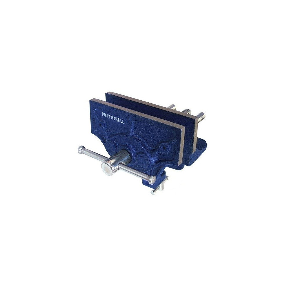Faithfull FAIV34 Home Woodwork Vice 150mm (6in) & Integrated Clamp