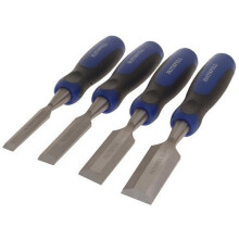 Faithfull FAIWCBUTTS4 Bevel Edge Butt Chisel Set of 4: 12,18,25 & 32mm