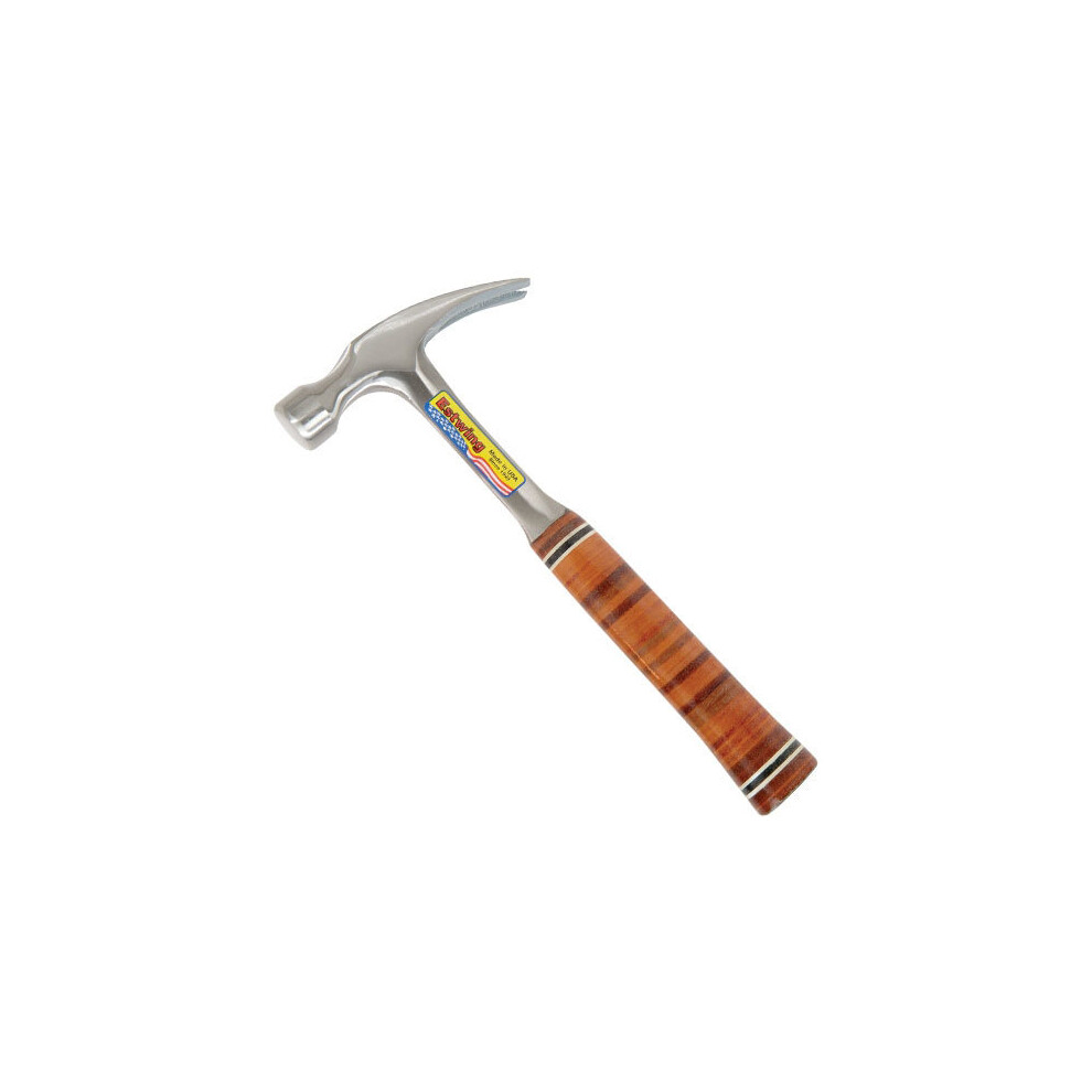 Estwing E16S 16oz Straight Claw Hammer Leather Grip Length 320mm