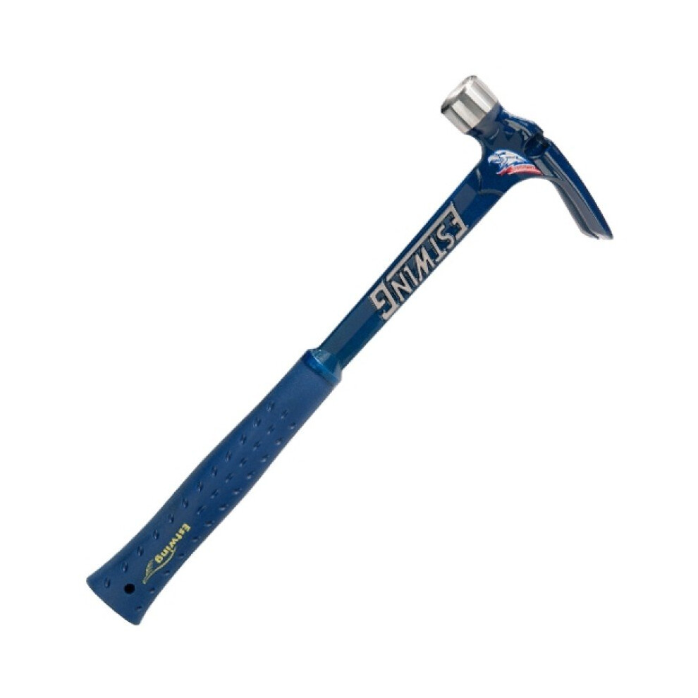 Estwing E619SM 19oz Ultra Series Straight Claw Framing Hammer Milled Face Blue Shock Reduction Grip Length 400mm
