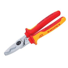 Knipex 95 16 200 SB VDE Cable Shears with Twin Cutting Edge 200mm