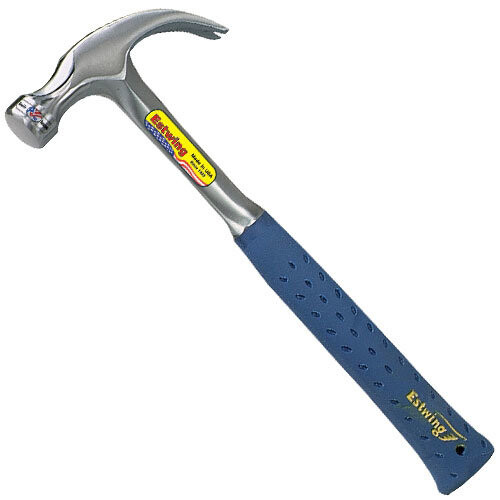 Estwing Estwing E320C 20oz Curved Claw Hammer Blue Shock Reduction Grip Length 343mm