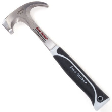 Estwing EMR16C 16oz Sure Strike Curved Claw Hammer Steel Shaft Cushion Grip Length 325mm