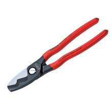 Knipex 95 11 200 SB Cable Shears Twin Cutting Edge PVC Grip 200mm (8in)