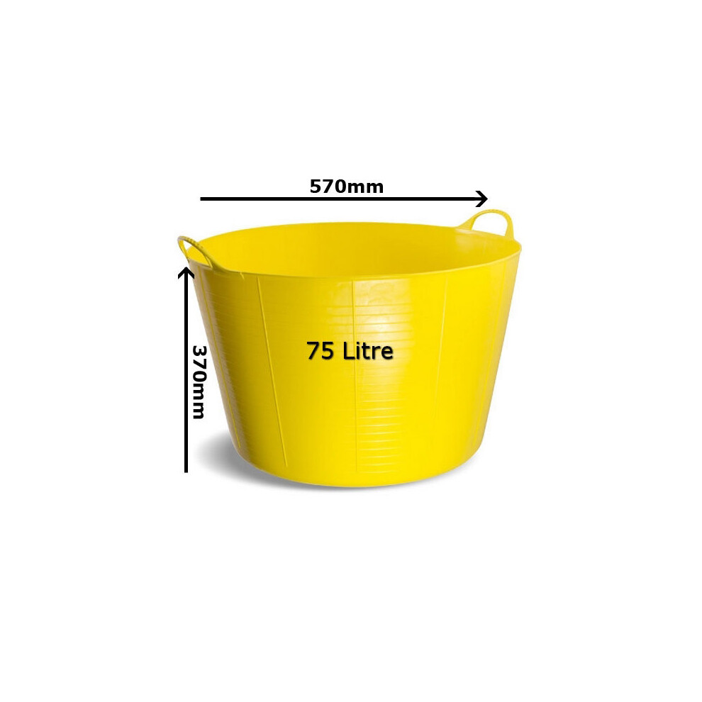 Gorilla Tub TC75Y Extra Large 75 Litre 570 x 370mm
