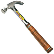 Estwing E20C 20oz Curved Claw Hammer Leather Grip Length 348mm