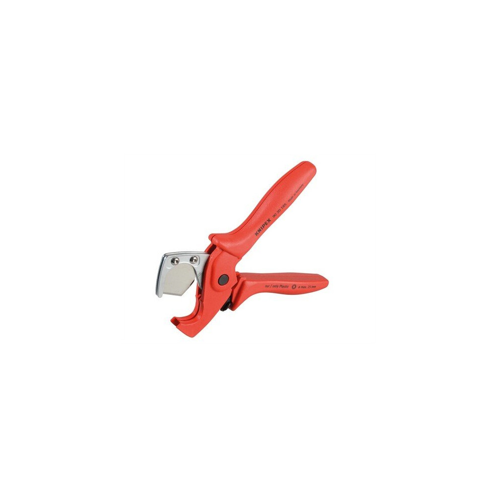 Knipex 90 20 185 SB Plastic Conduit Pipe / Hose Cutter 25mm Diameter