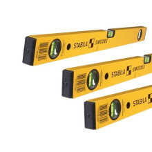 Stabila 17191 70-2 Double Plumb Spirit Level Pack 60cm, 120cm & 180cm