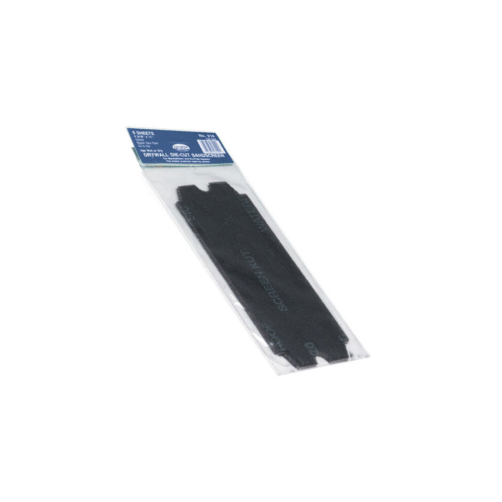 Marshalltown M918 Sandscreen Pack of 5 Replacement Sheets 120 Grit