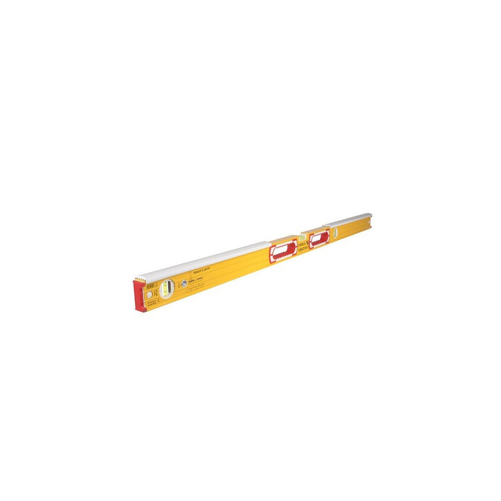 Stabila 16406 196-2-K Masons Spirit Level 3 Vial 122cm
