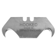 Faithfull FAITKB10UKH Heavy-Duty Hooked Trimming Knife Blades (Pack of 10)