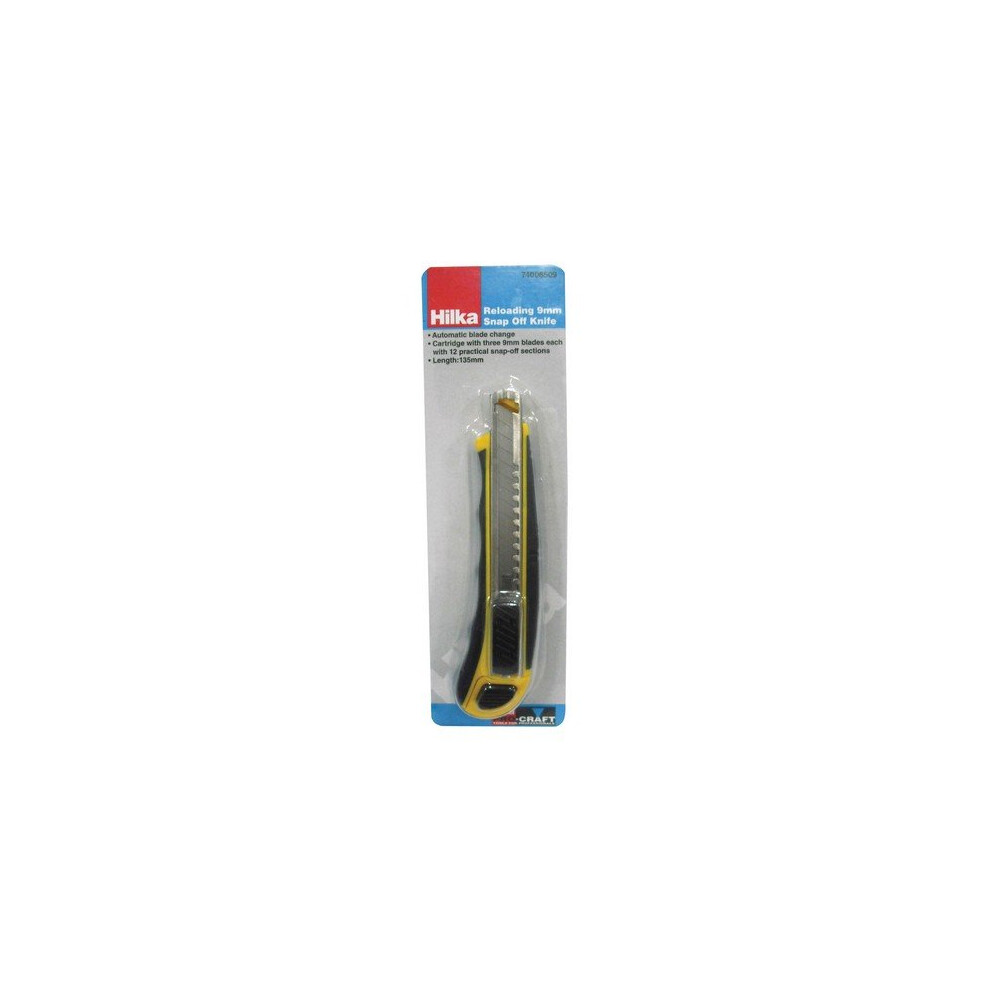 Hilka 74008509 Snap Off Utility Knife 9mm