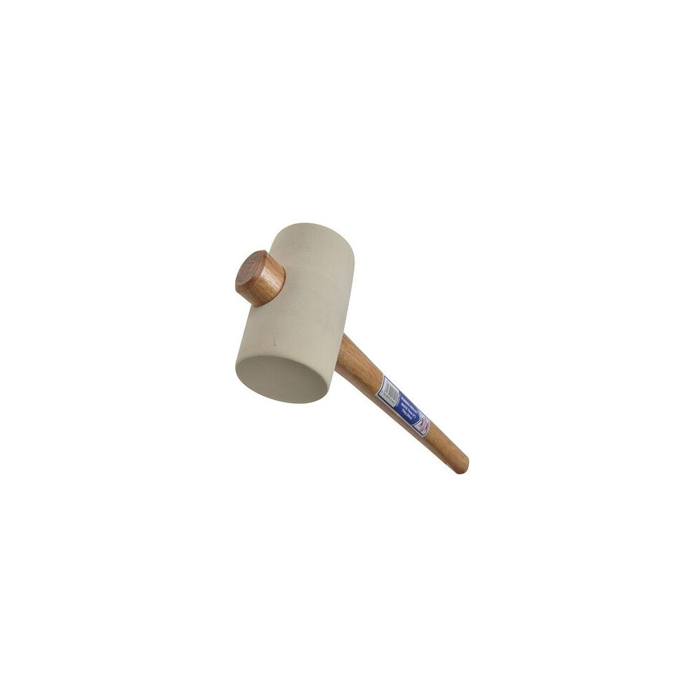 Faithfull FAIRMW3 Rubber Mallet - White 794g (28oz)-image-OPC-PMTK7M-NEW