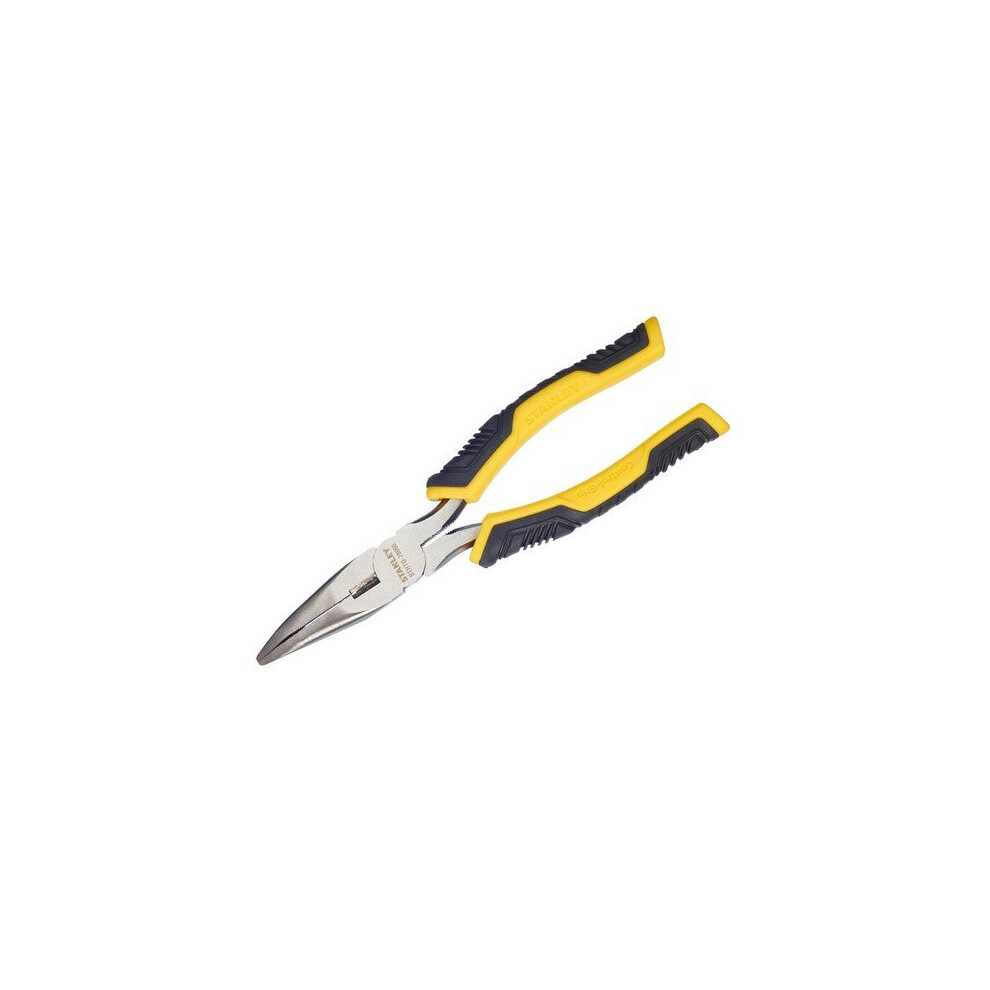 Stanley Tools STHT0-75065 Long Bent Nose Pliers Control Grip 150mm