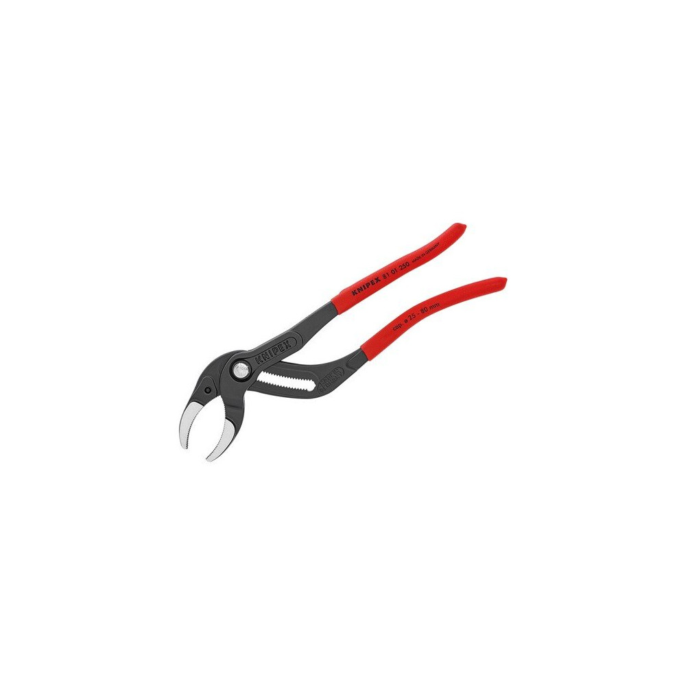 Knipex 81 01 250 SB Plastic Pipe Gripping Pliers Black 250mm - 80mm Capacity