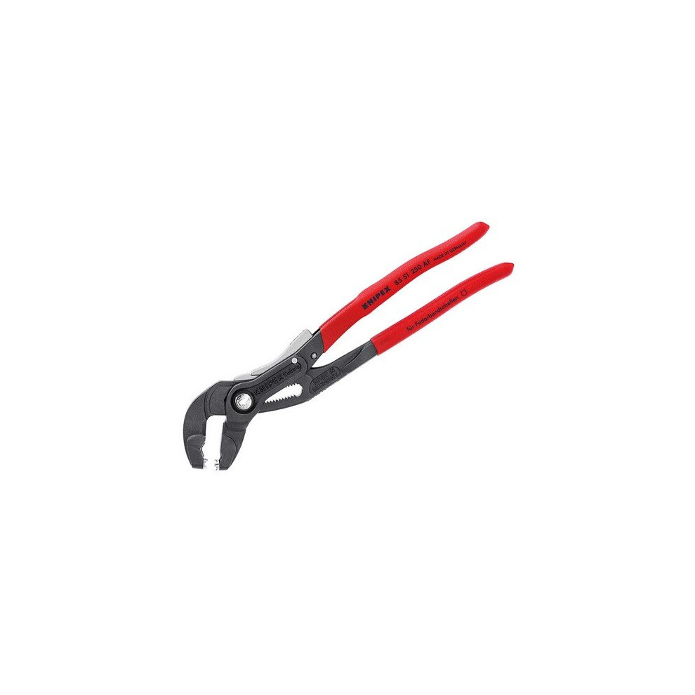 Knipex 85 51 250 AF Spring Hose Clamp Pliers with Locking Device 250mm Capacity 70mm