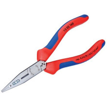 Knipex 13 02 160 SB 4 in 1 Electricians Pliers Multi-Component Grip 160mm (6.1/4in)