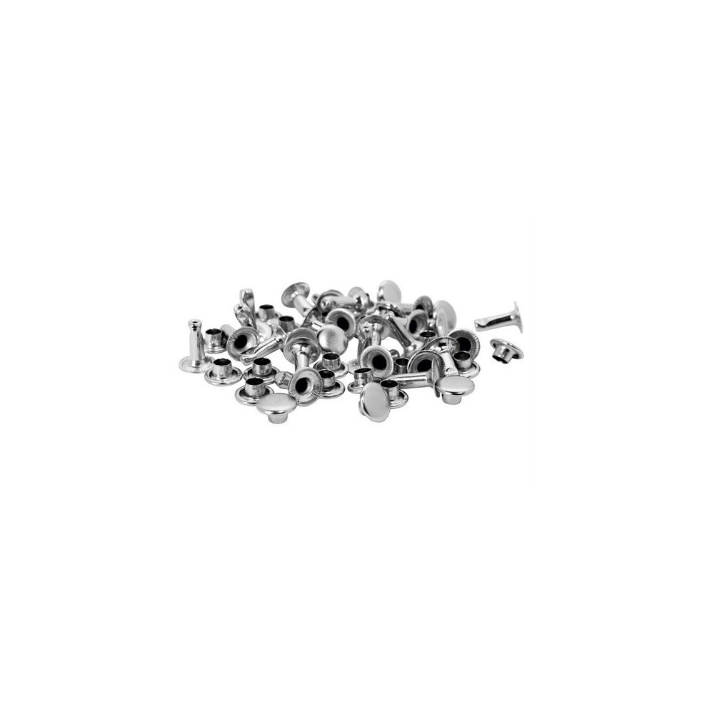 Rapid 5000414 Tubular Rivets 7 x 3 x 9mm, Cap 3 x 7mm Pack of 25