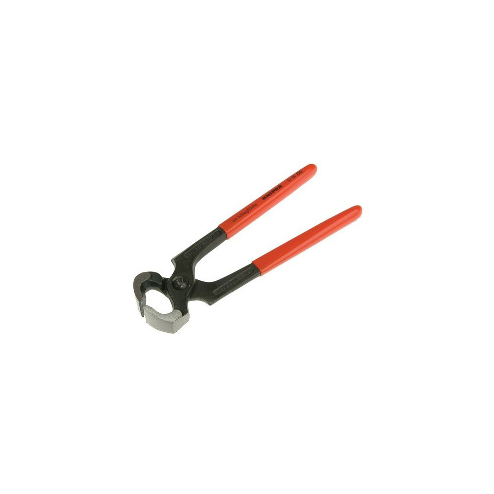 Knipex 51 01 210 SB Hammerhead Style Carpentersâ Pincers PVC Grip 210mm (8.1/4in)