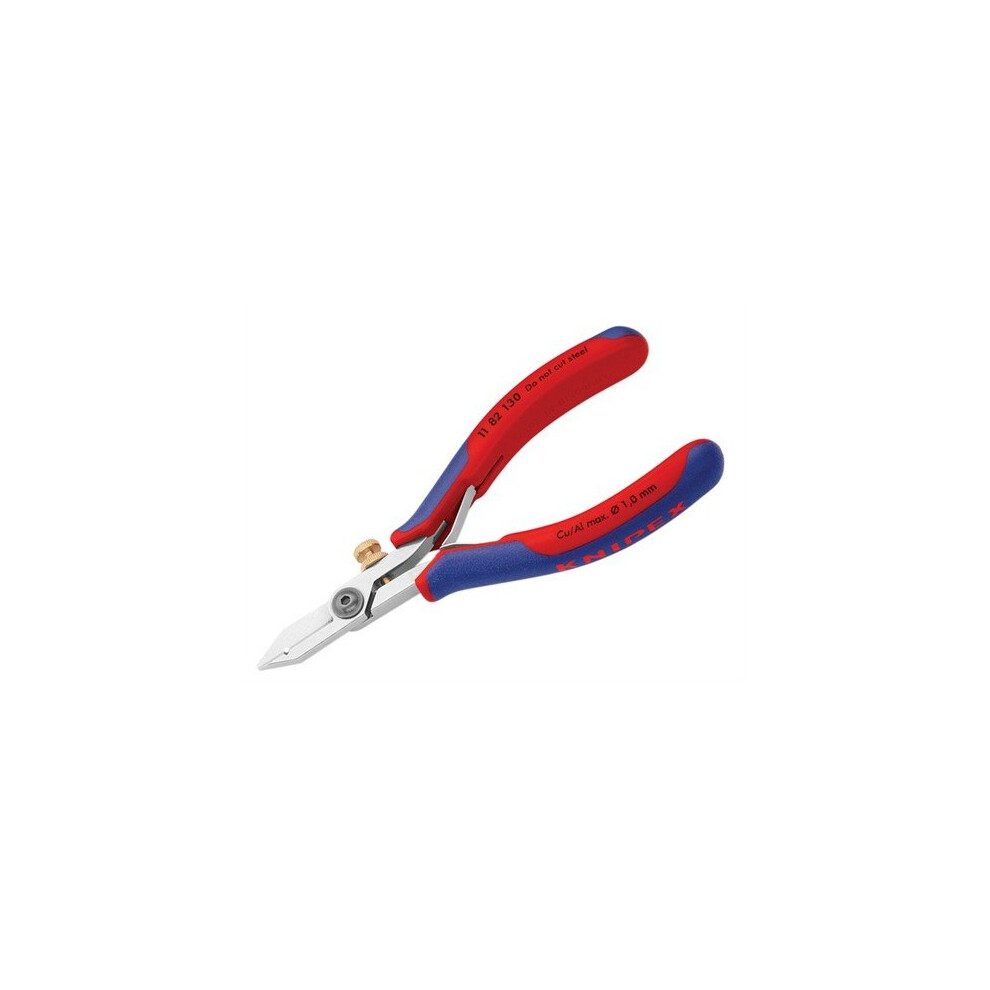 Knipex 11-82-130 Electronic Wire Stripping Shears 130mm