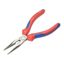 Knipex 25 02 160 SB Snipe Nose Side Cutting Pliers (Radio) Multi-Component Grip 160mm (6.1/4in)