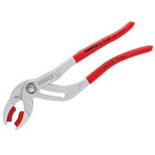 Knipex 81 13 250 SB Plastic Pipe Grip Pliers Plastic Jaws Chrome 250mm - 75mm Capacity