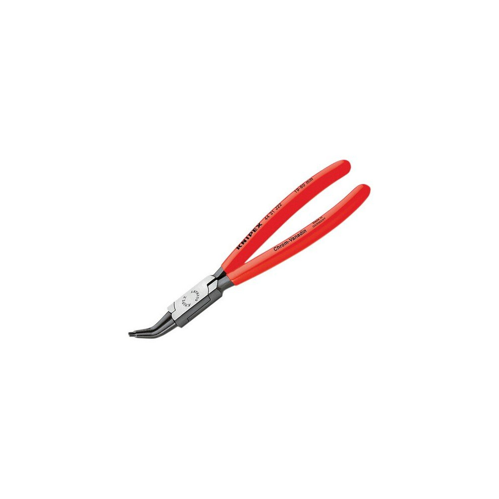 Knipex 44 31 J42 Circlip Pliers Internal 45° Bent Tip 85-140Mm J42