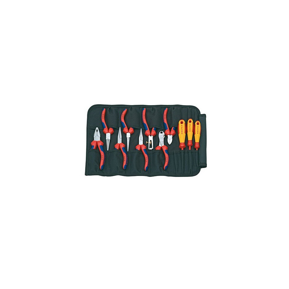 Knipex 00 19 41 Pliers & Screwdriver Set In Toolbag 11 Piece