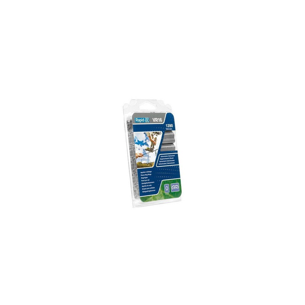 Rapid 40108802 VR22 Fence Hog Rings Pack 215 Green