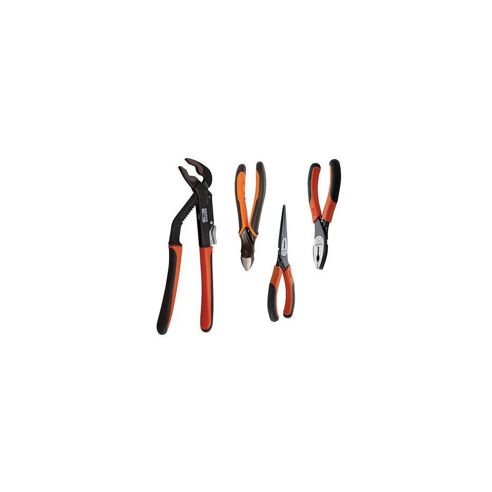 Bahco 9897 4 Piece Plier Set