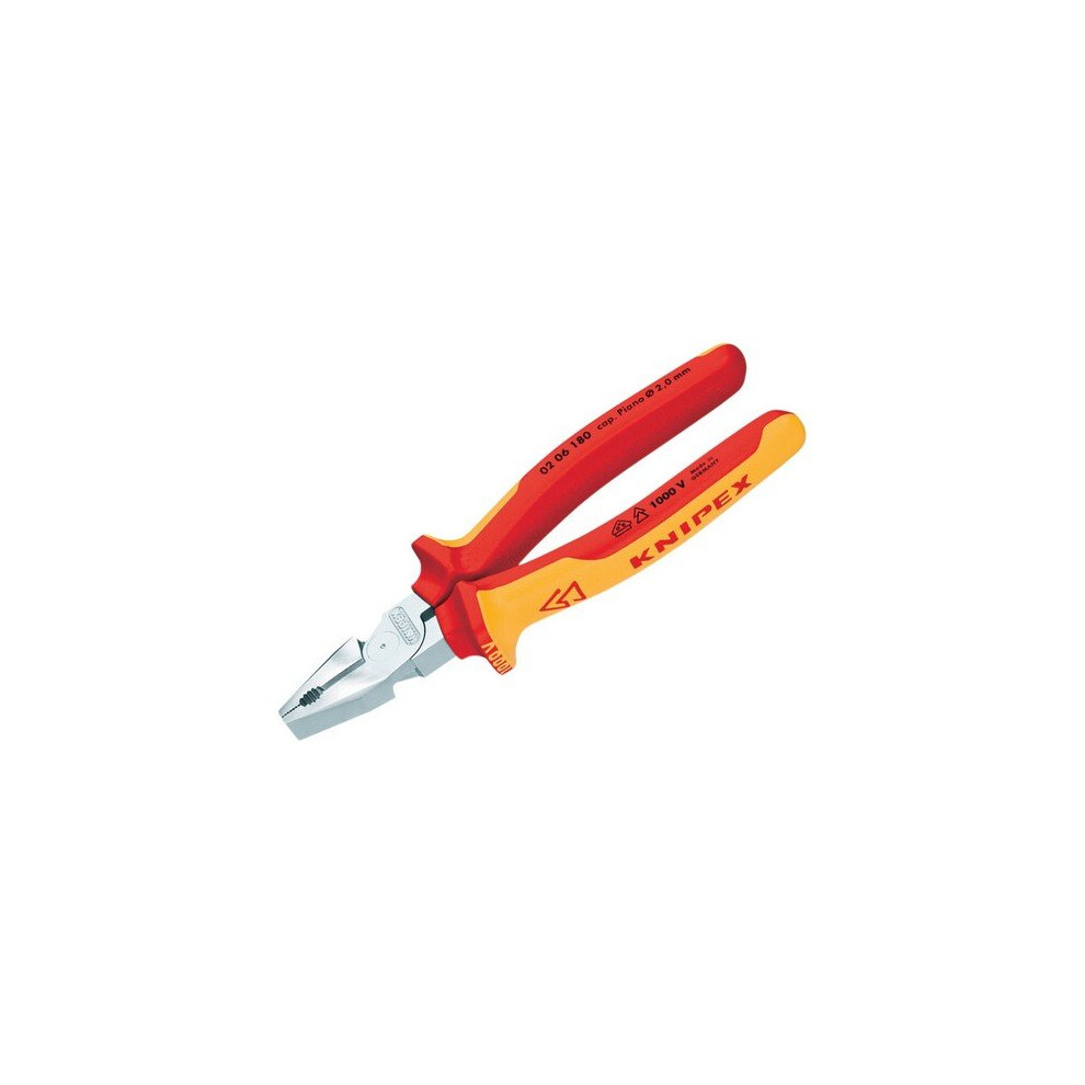 Knipex 02 06 200 SB VDE High Leverage Combination Pliers 200mm