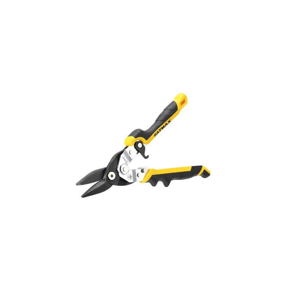 Stanley Tools FMHT73756-0 FatMax Yellow Ergo Aviation Snips Straight Cut 250mm (10in)