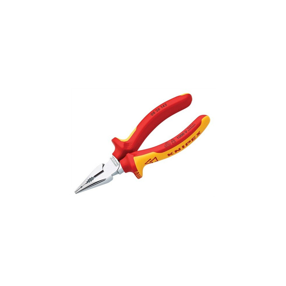 Knipex 08-26-145 SB VDE High Leverage Needle Nose Combination Pliers 145mm