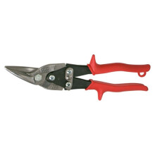 Wiss M1R Metalmaster Kétfokozatú Működésű Lemezolló – Aviation Snips, Piros, Baloldali Vágás