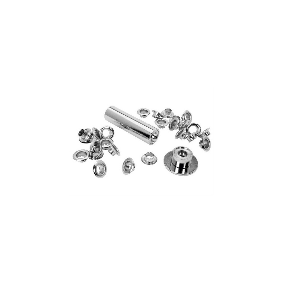 Rapid 5000410 Eyelets 6mm Pack of 25 + Assembly Tools